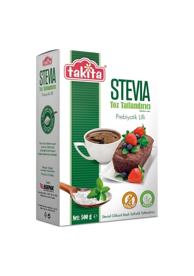 Takita Stevia Prebiyotik Lifli Tatlandırıcı 500 G - 5 Adet Tarı
