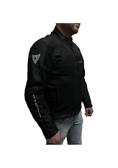 Venom Erkek Siyah Dynamic Motosiklet Montu Dört Mevsim Kalıplar Dardır Bir Beden Büyük Alınız