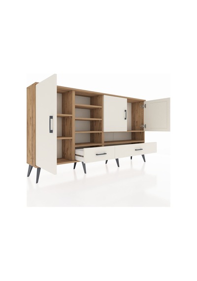 Arges Konsol 8 Raflı 2 Çekmeceli 3 Kapaklı 176x30x99 Çam-aytaşı Aytası - Atlas Çam Arges Konsol 8 Raflı 2 Çekmeceli 3 Kapaklı 176x30x99 Çam-aytaşı Aytası - Atlas Çam