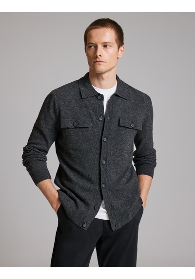 Pierre Cardin Antrasit Regular Fit Triko Hırka 50330129-vr006