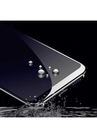 Huawei P20 Lite 2019 Zore Kenarları Kırılmaya Dayanıklı Cam Ekra Siyah