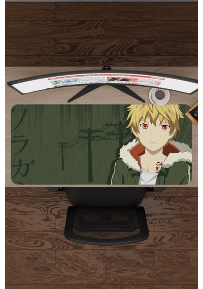 Noragami Kaymaz Dikişli Kauçuk Oyuncu Mousepad V5 - 90x40 Xxl Gaming Mouse Pad Fare Altlığı