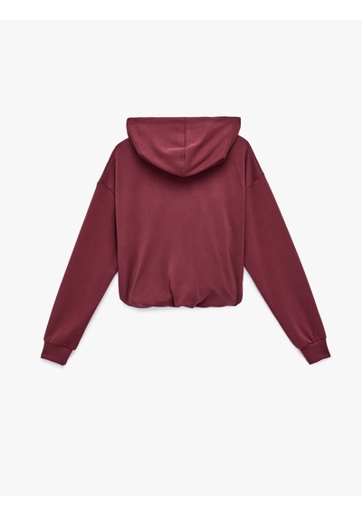 Koton Rahat Kalıp Modal Kumaş Uzun Kollu Tam Fermuarlı Kapüşonlu Sweatshirt Bordo 6wak10117ek Koton Rahat Kalıp Modal Kumaş Uzun Kollu Tam Fermuarlı Kapüşonlu Sweatshirt Bordo 6wak10117ek