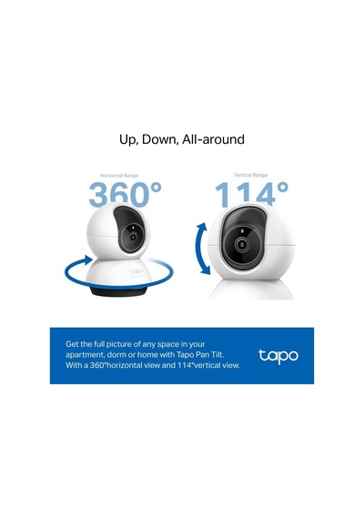 Tr Tp-link Tc74, 5mp İç Mekan Güvenlik Kamerası, Aı Gelişmiş Algılama İnsanlar/evcil Hayvanlar/araçlar/bebek A Diğer