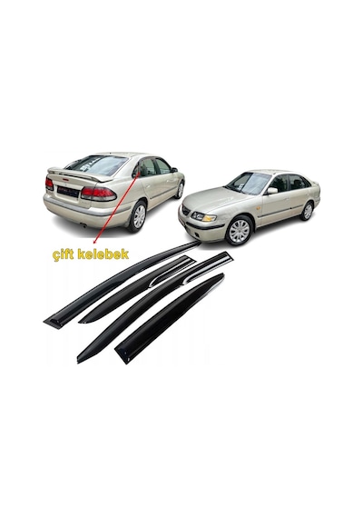 Mazda 626 Hatchback Mügen Cam Rüzgarlığı 1998-2002 Arası