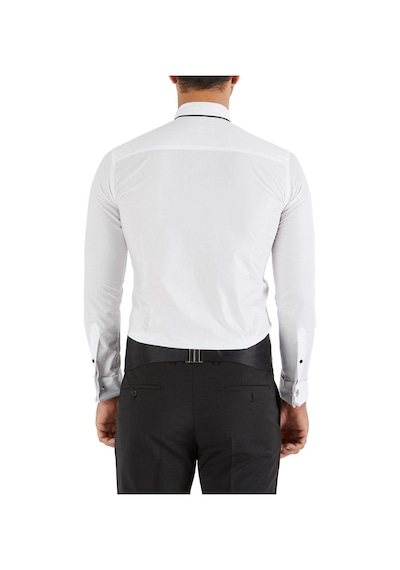 Efor Slim Fit Duble Manşet Biyeli Beyaz Damatlık Smokin Gömlek Gk 182 Beyaz Efor Slim Fit Duble Manşet Biyeli Beyaz Damatlık Smokin Gömlek Gk 182 Beyaz