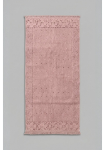 Fesun Pudra Ayak Havlusu - 70x130cm, 790gr, %100 Pamuk, Spa Ve Otel Banyo Paspası Pudra