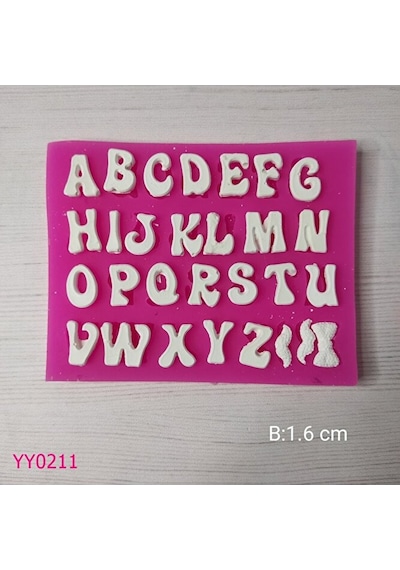 Yy0211 Bıyıklı Harf Silikon Kalıp