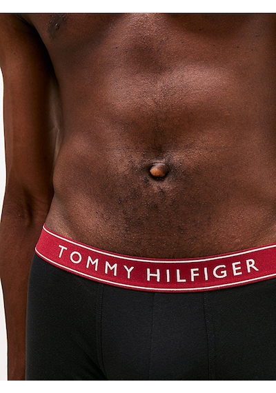 Tommy Hilfiger 3p Trunk Wb Erkek Pembe Boxer - Um0um03457 Tommy Hilfiger 3p Trunk Wb Erkek Pembe Boxer - Um0um03457