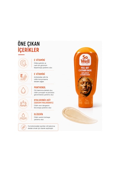 So Well C Vitamin Mask Soyulabilen Maske 100 Ml 2 Adet