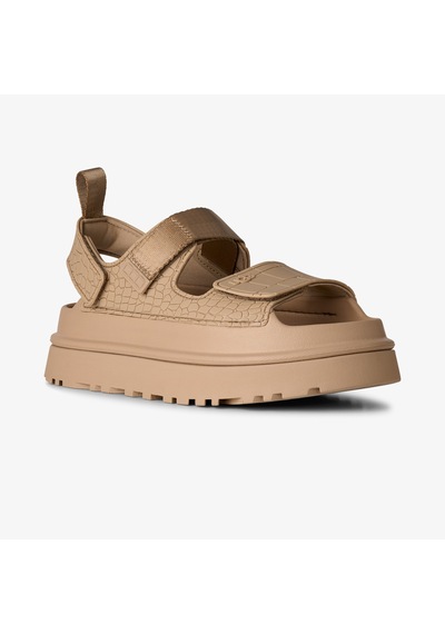 Ugg Goldenglow Embossed Kadın Krem Sandalet 1175311 Bej