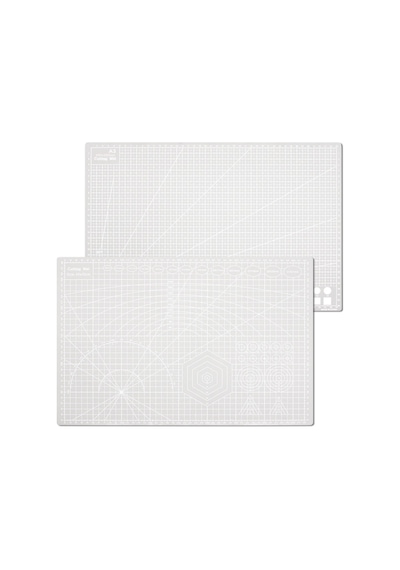 A3 Ebat Kesme Matı Patchwork - Cutting Mat - Kesim Altlığı - Kesim Tablası - 42x30cm - Gri
