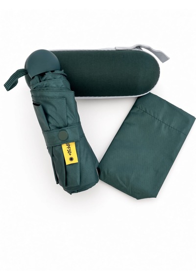 Bliss Umbrella Kapsül Şemsiye - Uv Korumalı Güneş Şemsiyesi Yeşil