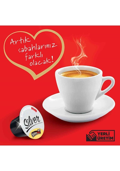 Espressomm Nespresso Uyumlu Silver Kapsül Kahve 100 Adet