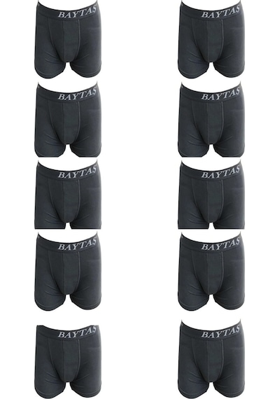 10'Lu Erkek Likralı Pamuklu Boxer