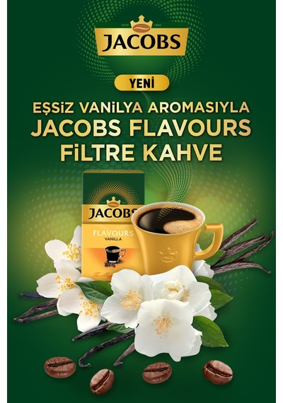 Jacobs Flavours Vanilya Aromalı Filtre Kahve 4 x 250 G