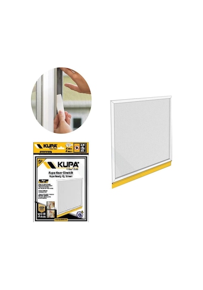 Hazır Sineklik Yapışkan Bantlı - Çift Kanat - 1.25 Mm X 1.50 Mt. - 1 Adet Kumaş