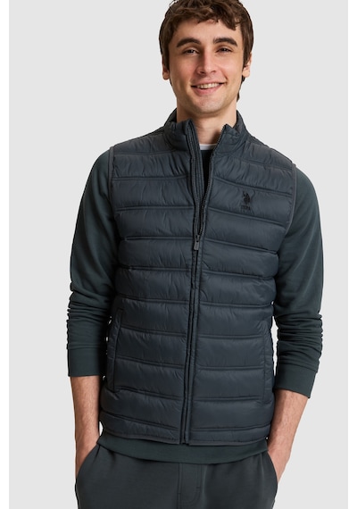 U.S. Polo Assn. Erkek Gri Yelek 50328196-vr076 Sıs