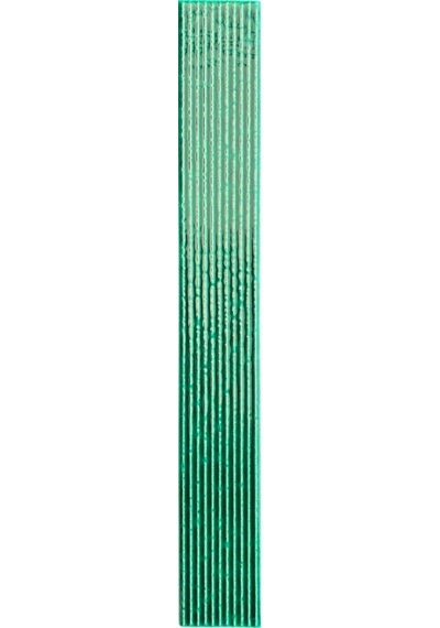 Armada Çini 5x40 Flat Çizgili Yeşil Çini Seramik