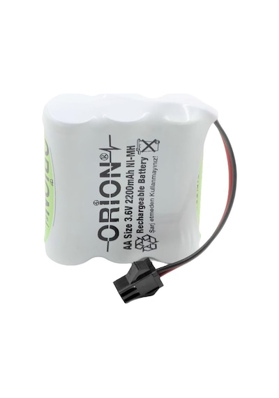 Orion 3.6 V 2200 mAh AA Kablolu Şarjlı Pil