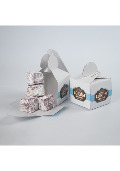 Lokum Atölyesi Nar Ekşili Antep Fıstıklı Mini Lokum Tekli Kutu İçerisinde 10 x 250 G
