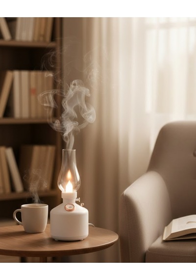 Retro Led Işıklı 1200 Mah Şarjlı Aroma Difüzörü 280 Ml Muratech - 7 Su Kapasiteli