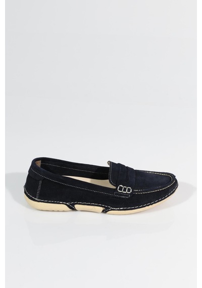 Dgn 001 Kadin Casual Ayakkabi Lacivert Süet