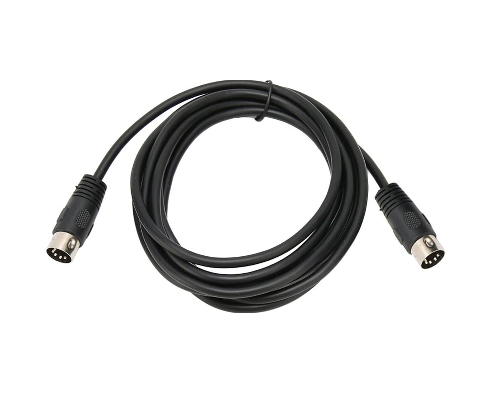 5 Pin Dın Erkek Erkek Midi Kablo Midi Ses Uzatma Kablosu 1.5m