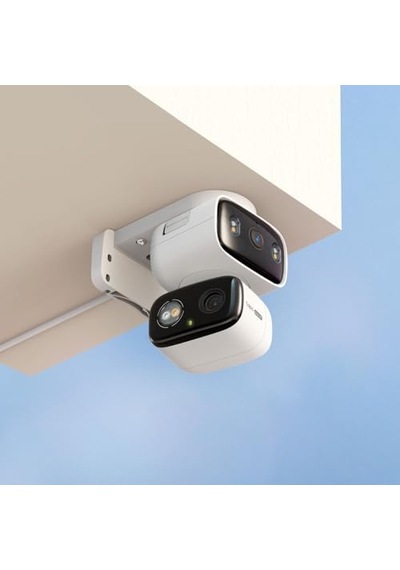 C246d 2k 3mp Çift Lensli Akıllı Güvenlik Kamerası Pan/tilt İç Ve Dış Mekan Ip65 Aı Hareket, Kişi Ve