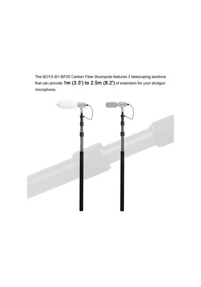 Boya By-Pb25 Karbon Fiber Mikrofon Sopa Boom  Pole