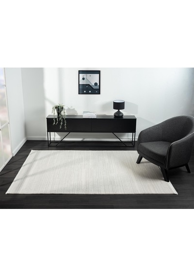 Feel Fl005a Beyaz Halı Modern Desen Akrilik Tozu Az Pamuk Taban Salon Halısı Yatak Odası Koridor