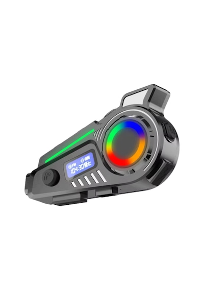 Glr K19 Kameralı Kask Kulaklığı Motosiklet İnterkom Bluetooth 5.4 Gps Sürüş Kayıt Cihazı