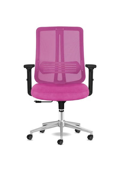 Tr Spark Ofis Sandalyesi Ergonomik Sırt Destekli Çalışma Koltuğu Başlıksız File Sırt Pembe Diğer