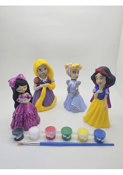 Eğitici Etkinlik Prensesler Büyük Boy 4 Adet 11 Cm