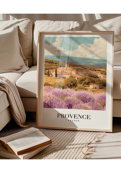 Çerçevesiz Poster Provence Doğası Ve Mimari