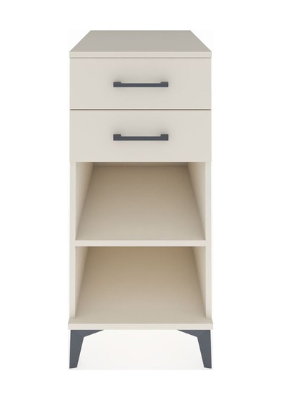 Kronos Komodin Tek Raflı 2 Çekmeceli 44x59x96 Aytaşı-aytaşı Aytaşı
