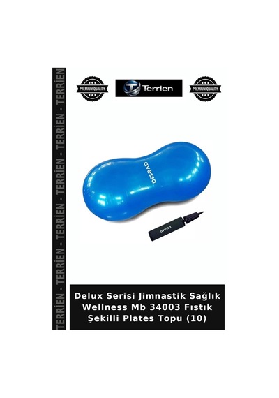 Delux Serisi Jimnastik Sağlık Wellness Mb 34003 Fıstık Şekilli Plates Topu 10