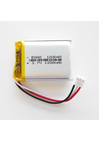 103040 1200mah 3.7v Lityum Polimer Pil Batarya Değişim