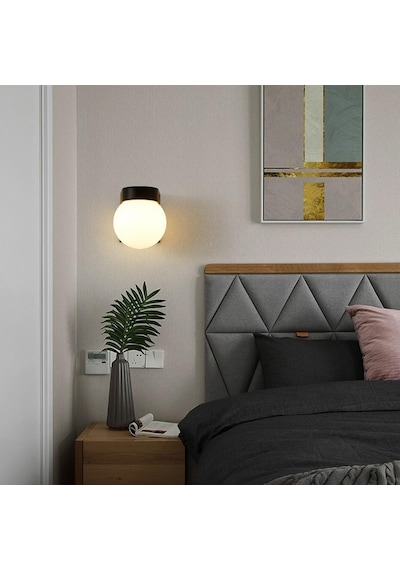 12 Watt Modern Tasarım İç Ve Dış Mekan, Bahçe, Balkon, Banyo Apliği Günışığı Led Armatür Duvar Aplik Gün Işığı - Sarı
