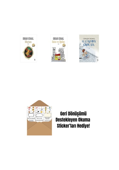 Murtaza Midi Boy + Eskici Ve Oğulları Midi Boy + Elli Kuruş Çikolata + Okuma Sticker'ları