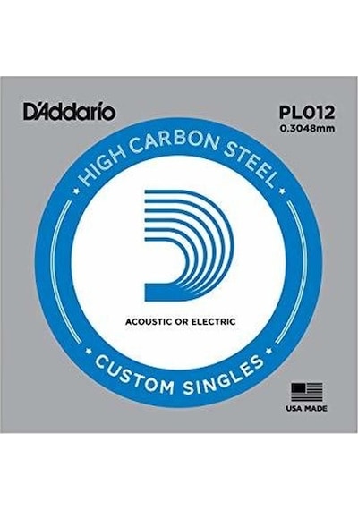 Pl012 Elektro Ve Akustik Tek Tel Plain Steel 012