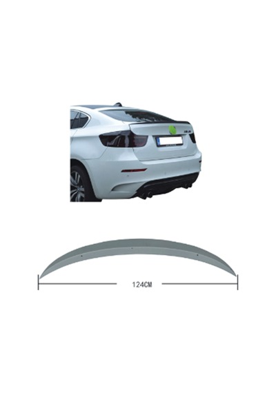 Bmw X6 E71 Bagaj Spoyleri, Mat Siyah, M-performance, B A51622161763