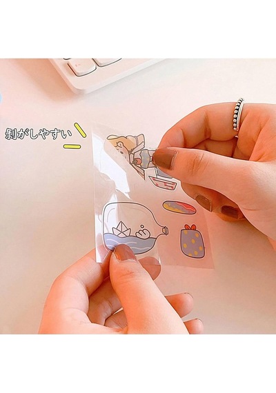 Good Time Temalı 100 Yaprak 4 Bölmeli Sticker Seti Bullet Journal