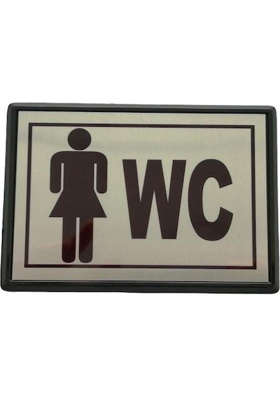 Cemax Yönlendirme Küçük Wc Bayan 10x7 Cm - Zmff-293520
