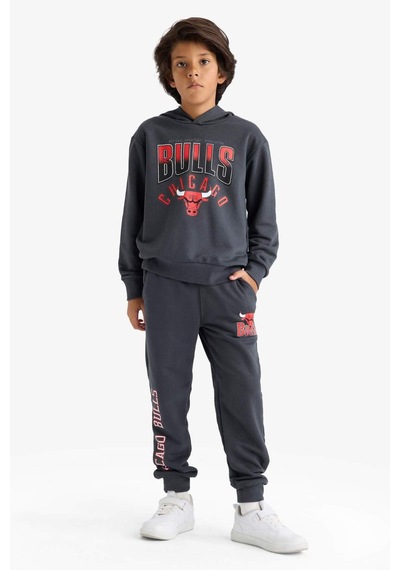 Defacto Erkek Çocuk Nba Chicago Bulls Kapüşonlu Sweatshirt F4086a825auar31 Antrasit Defacto Erkek Çocuk Nba Chicago Bulls Kapüşonlu Sweatshirt F4086a825auar31 Antrasit