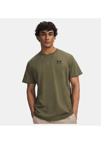 Under Armour Ua M Logo Emb Heavyweıght Ss Yeşil Erkek T-shirt 1373997-390
