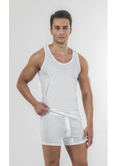 Pierre Cardin Erkek Atlet - Boxer Takım 130 Beyaz