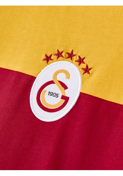 Gsstore Galatasaray Erkek T-shirt E261040 Sarı - Kırmızı