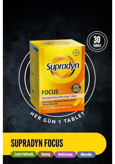 Supradyn Energy Focus 30 Tablet