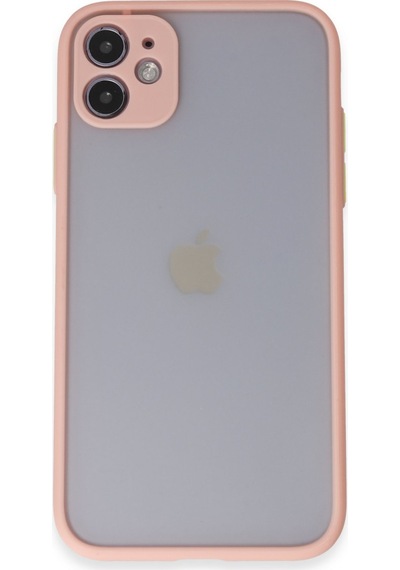 Apple iPhone Uyumlu 11 Kılıf Montreal Silikon Kapak - Pembe Bzsxx00 1